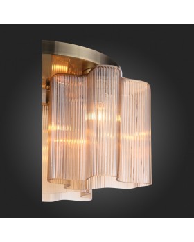 SL117.302.03 Люстра потолочная ST-Luce Бронзовый/Янтарный E27 3*60W ONDE-foto12