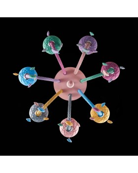 SL1700.782.07 Люстра потолочная ST-Luce Разноцветный E14 7*40W FIATA-foto12