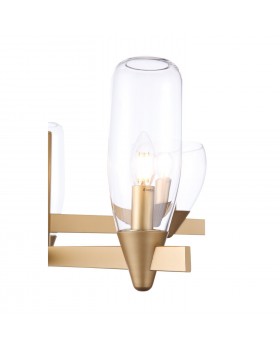 SL1119.203.05 Светильник подвесной ST-Luce Золотистый/Прозрачный E14 5*40W TENERESA-foto13