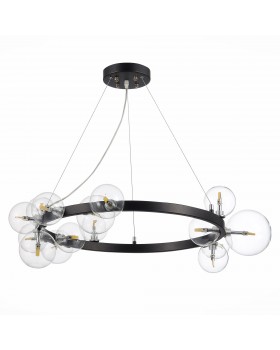 SL1165.403.15 Светильник подвесной ST-Luce Черный/Прозрачный G4 15*5W NECTON-foto2