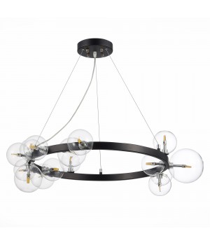 SL1165.403.15 Светильник подвесной ST-Luce Черный/Прозрачный G4 15*5W NECTON-foto2