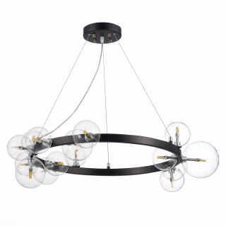 SL1165.403.15 Светильник подвесной ST-Luce Черный/Прозрачный G4 15*5W NECTON-foto2