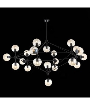 SL549.403.15 Люстра потолочная ST-Luce Черный/Янтарный E27 15*40W STAMPO-foto9