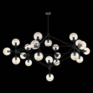 SL549.403.15 Люстра потолочная ST-Luce Черный/Янтарный E27 15*40W STAMPO-foto9