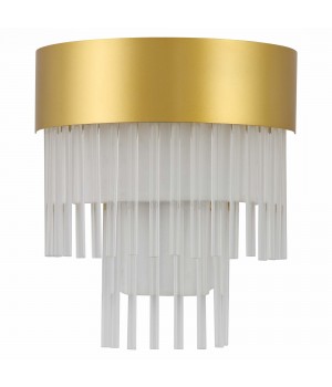 SL1352.201.01 Бра ST-Luce Золотистый/Белый, Прозрачный E14 1*40W Aversa-foto2