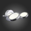 SL576.101.02 Светильник настенно-потолочный ST-Luce Хром/Хром, Прозрачный LED 2*5W 4000K GRUPPO