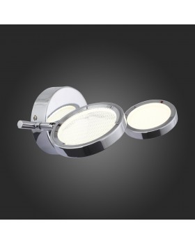 SL576.101.02 Светильник настенно-потолочный ST-Luce Хром/Хром, Прозрачный LED 2*5W 4000K GRUPPO-foto9