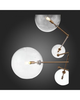 SL1205.303.06 Светильник подвесной ST-Luce Латунь/Прозрачный G9 6*5W SANDRO-foto3