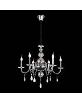 SL1113.403.06 Люстра подвесная ST-Luce Хром, Дымчатый, Прозрачный E14 6*40W SIEMA-foto3