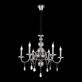 SL1113.403.06 Люстра подвесная ST-Luce Хром, Дымчатый, Прозрачный E14 6*40W SIEMA-foto3