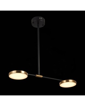 SL1605.403.02 Светильник подвесной ST-Luce Черный/Латунь, Белый LED 2*8,5W 3000K FARONE-foto3