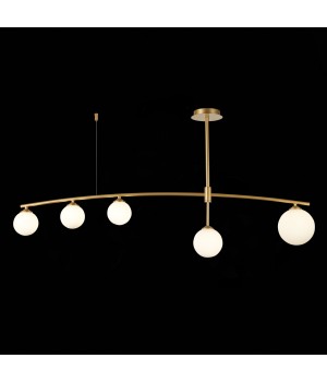 SL1208.302.05 Светильник потолочный ST-Luce Золотистый/Белый G9 5*5W SEMBRARE-foto3