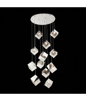 SL1182.103.12 Светильник подвесной ST-Luce Хром/Прозрачный, Хром G9 12*5W RIELLO-foto4