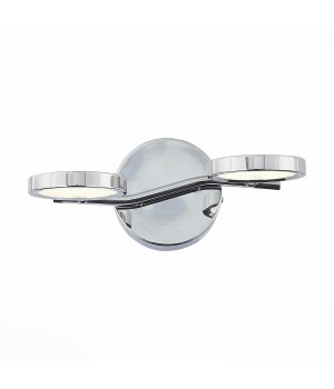 SL576.101.02 Светильник настенно-потолочный ST-Luce Хром/Хром, Прозрачный LED 2*5W 4000K GRUPPO-foto2