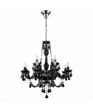 SL642.403.12 Люстра подвесная ST-Luce Черный, Хром/Черный E14 12*40W ODILIA-foto2