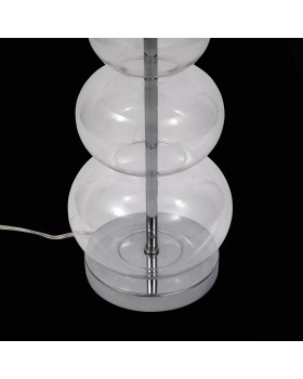 SL970.104.01 Прикроватная лампа ST-Luce Хром, Прозрачное стекло/Белый E27 1*60W (из 2-х коробок) AMPOLLA-foto6