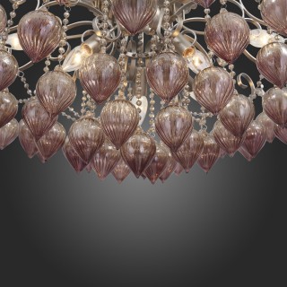 SL659.202.09 Люстра потолочная ST-Luce Шампань/Коньяк E14 9*40W FRUTTI-foto4