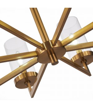 SL1171.303.08 Люстра подвесная ST-Luce Латунь/Прозрачный E14 8*40W MASINE-foto10