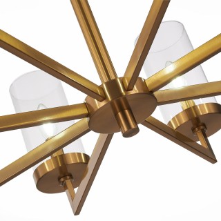 SL1171.303.08 Люстра подвесная ST-Luce Латунь/Прозрачный E14 8*40W MASINE-foto10