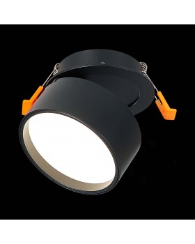 ST651.448.09 Встраиваемый поворотный светильник Черный LED 1*9W 4000K 720Lm Ra>90 120° IP20 D85xH68 170-240VV ST651-foto6