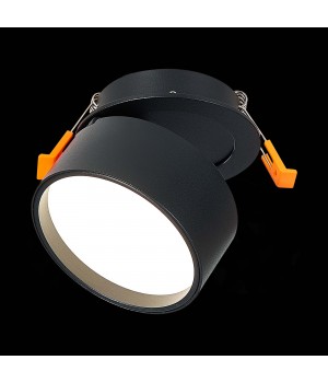 ST651.448.09 Встраиваемый поворотный светильник Черный LED 1*9W 4000K 720Lm Ra>90 120° IP20 D85xH68 170-240VV ST651-foto6