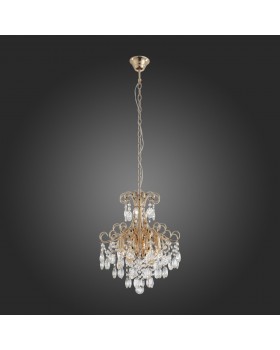 SL846.203.06 Люстра подвесная ST-Luce Золотистый/Прозрачный E14 6*40W ORECCHINI-foto3