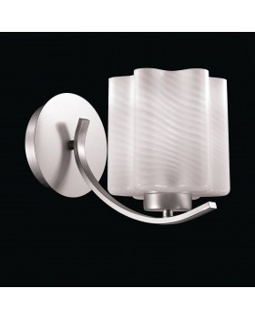 SL117.501.01 Бра ST-Luce Серебристый/Белый с полосками E27 1*60W ONDE-foto2