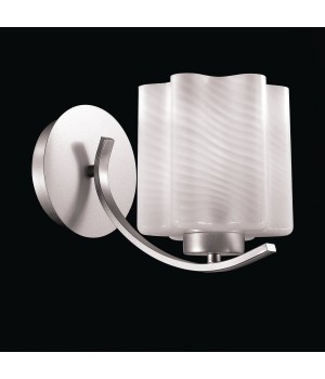 SL117.501.01 Бра ST-Luce Серебристый/Белый с полосками E27 1*60W ONDE-foto2