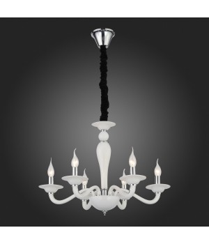 SL1112.503.06 Люстра подвесная ST-Luce Хром, Белый/Белый E14 6*40W SERENATTA-foto5