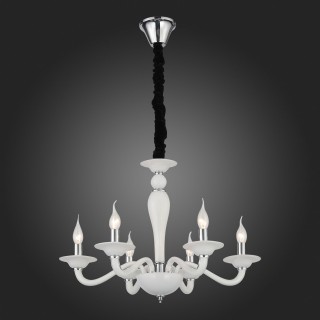 SL1112.503.06 Люстра подвесная ST-Luce Хром, Белый/Белый E14 6*40W SERENATTA-foto5