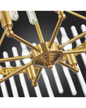 SL1167.303.08 Светильник подвесной ST-Luce Латунь/Латунь, Прозрачный E14 8*40W TELLURIO-foto3