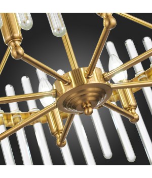 SL1167.303.08 Светильник подвесной ST-Luce Латунь/Латунь, Прозрачный E14 8*40W TELLURIO-foto3