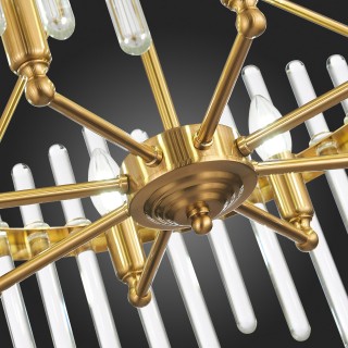 SL1167.303.08 Светильник подвесной ST-Luce Латунь/Латунь, Прозрачный E14 8*40W TELLURIO-foto3