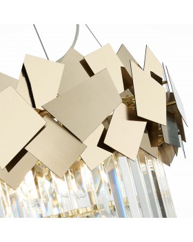 SL1232.203.06 Светильник подвесной ST-Luce Золотистый/Прозрачный, Золотистый E14 6*60W CASERTA-foto4