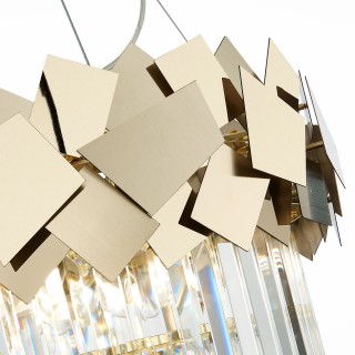 SL1232.203.06 Светильник подвесной ST-Luce Золотистый/Прозрачный, Золотистый E14 6*60W CASERTA-foto4