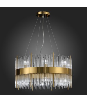 SL1158.303.16 Люстра подвесная ST-Luce Латунь/Латунь, Прозрачный G9 16*5W NITIDO-foto7