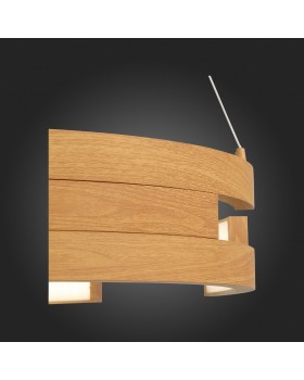 SL963.703.01 Люстра подвесная ST-Luce Светлое дерево/Светлое дерево, Белый LED 1*45W 4000K GENUINE-foto15