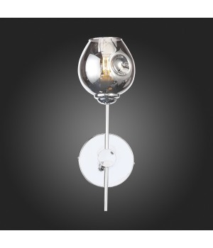 SL1500.101.01 Светильник настенный ST-Luce Хром/Дымчатый E14 1*40W FOVIA-foto9