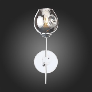 SL1500.101.01 Светильник настенный ST-Luce Хром/Дымчатый E14 1*40W FOVIA-foto9