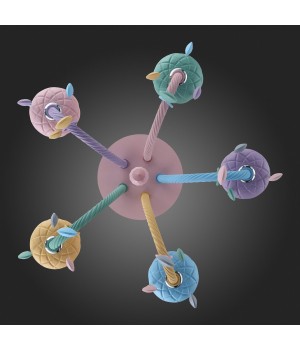 SL1700.782.05 Люстра потолочная ST-Luce Разноцветный E14 5*40W FIATA-foto12