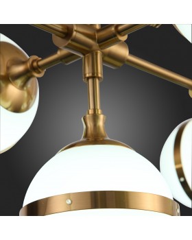 SL1157.303.09 Светильник подвесной ST-Luce Бронза/Белый E14 9*40W ARBE-foto3