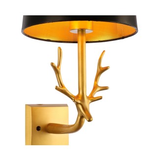 SL1123.201.01 Светильник настенный ST-Luce Латунь/Черный, Золотистый E14 1*40W VELOSSA-foto13