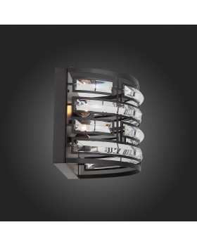 SL665.401.02 Бра ST-Luce Черный/Черный, Прозрачный E14 2*40W CHIAREZZA-foto8