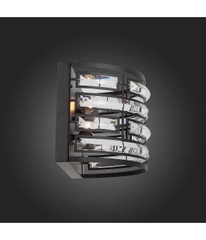 SL665.401.02 Бра ST-Luce Черный/Черный, Прозрачный E14 2*40W CHIAREZZA-foto8