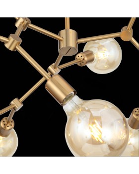 SL413.212.09 Люстра потолочная ST-Luce Латунь E27 9*40W TAVERE-foto8