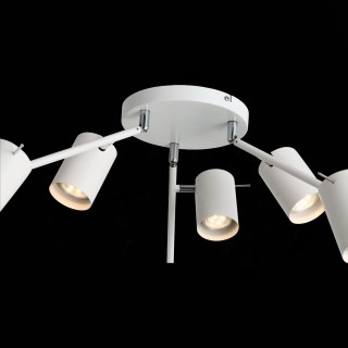 SL597.502.06 Люстра подвесная ST-Luce Белый/Белый GU10 6*3W FANALE-foto6