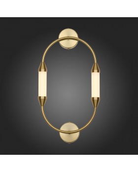 SL6004.301.02 Бра ST-Luce Латунь/Белый LED 2*4W 3000K OLBIA-foto6