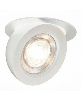 ST654.548.10 Св-к встр. Белый LED 1*10W 4000K 850Lm Ra>90 38° IP20 D109xH60 180-240V ST654