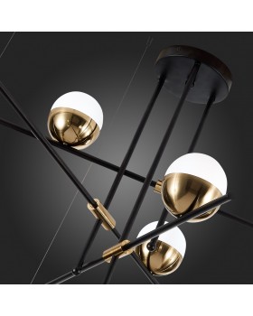 SL1507.422.09 Люстра потолочная ST-Luce Черный/Белый, Золотистый G9 9*5W 4000K ALBERO-foto9