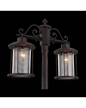 SL080.425.02 Светильник уличный наземный ST-Luce Темный кофе/Прозрачный, Темный кофе E27 2*100W LASTERO-foto7